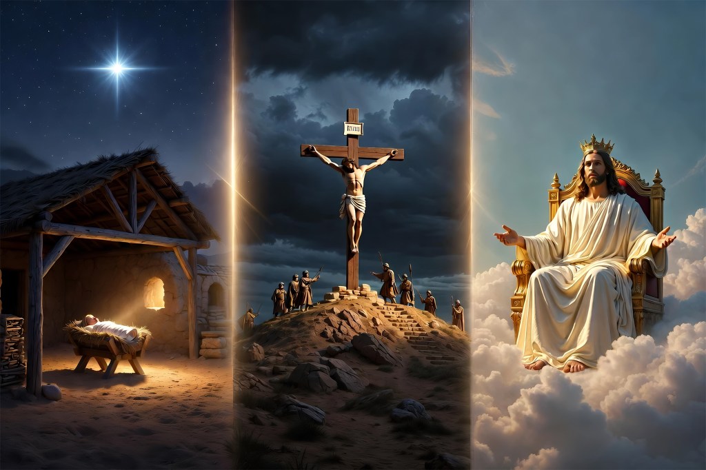 Ясли, крест, престол